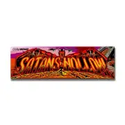 Satan's Hollow Premium Arcade Marquee For Restoration Backlit Sign