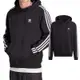 Adidas 3-Stripes Hoodie 男 黑 刷毛 保暖 連帽 外套 IM2088