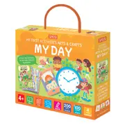 Sassi Arts & Crafts Kids/Children Fun Sticker Activity/Colouring Book My Day 4y+