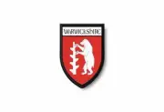 Patch printed shield embroidery border badge souvenir flag county warwickshire