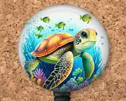 Badge Reel Retractable ID Holder Sea Turtle 8283