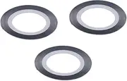 Ipetboom 3pcs Shining Holographic Nail Striping Tapes for DIY Nail Art Self Adhesive Decorative Lines for Manicure and Silver