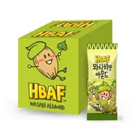 在飛比找momo購物網優惠-【HBAF】杏仁果30gx12包/盒(蜂蜜奶油/山葵)