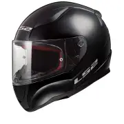 FF353 Rapid II Solid Gloss Black 06 Full Face Helmet