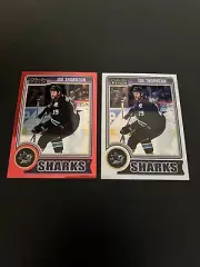 2014-15 O-Pee-Chee Platinum Red Prism / White Ice Joe Thornton