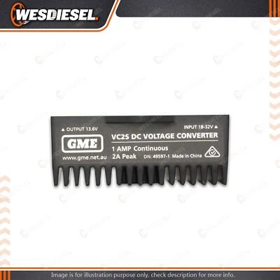 GME Continuous Output 1 Amp 24/12V DC Voltage Converter for UHF CB radio