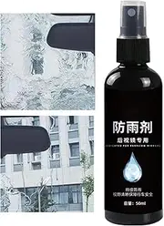 Car Glass Antifogging Agent | 50ml Glass Water-Blocking Spray Versatile | Glass Care Products for Car Windows, Rearview Mirrors, Cosmetic Mirrors Cenrf