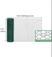 Floral Wire Green Netting Floral Chicken Wire Chicken Wire Fence for Craft