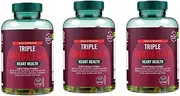 H and B, Triple Omega 3-6-9 High Strength Heart Health Supplement, 120 Capsules, Fish Oil Complex (pack of 3 total 360 capsules)