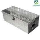 30" x13" x 10" Cuboid Aluminum Truck Bed Tool Box for Flatbed RV Pickup Storage