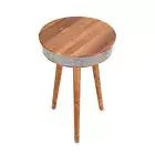 Smart Side Table BT Speaker with Wireless Charger and USB Charging Dock