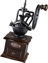 BEBEMOKO Wooden Manual Coffee Grinder Portable Hand Crank Mill for Coffee Beans Easy to Clean for Home Office Travel Camping