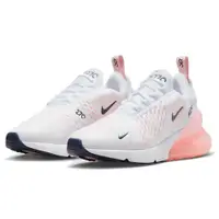 在飛比找蝦皮商城優惠-Nike Air Max 270 全白 粉 白鞋 透明 半氣