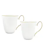 Twig New York Amelie Brushed Gold Mug, Set of 2
