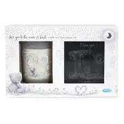 Me to You - Moon & Back Candle & Glass Plaque Set - Signature Gifting Gift Set
