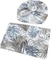 ERINGOGO Infant Hat Blanket Set 2-in-1 Swaddle and Hat for Toddlers Breathable Blanket
