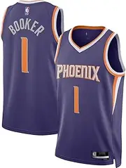 Devin Booker Phoenix Suns NBA Kids Youth 8-20 Purple Icon Edition Swingman Jersey