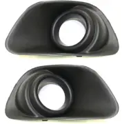 Front Bumper Fog Light Bezel Trims For 2011-2017 Jeep Compass / Set of 2 (for: Jeep)