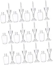 Healeved 8ml Lip Gloss Sample Bottles Applicator 12 Pieces Refillable Tubes for Diy Beauty Projects