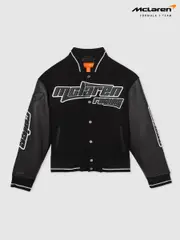 Reiss Black Circuit 13-14 yrs Unisex Fit McLaren F1 Team Bomber Jacket (AP0397) | $920