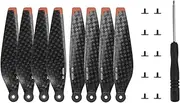 for part MI NI 3 Pro MI NI 4 pro Carbon Fiber Propeller Hard and Durable Lightweight Propellers Foldable Props Blades Accessories(8 carbon propeller)
