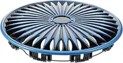 ASAKKURA Car Wheel Hub Cover Durable Decorative Rim Caps for Auto Easy Installation Fit Phantom Style Enhances Vehicle Appearance