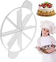 Cake Slicer for Even Slices | Cake Portion Cutter | Pie Pastry Servers for Fondant Flan Decoration Picnic Friends Home Restaurant Wedding Family Birthday Party