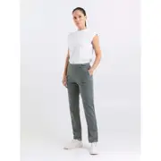 Replay Womens Sweat Pants Comfort Fit Gabardine Green