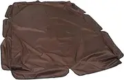 GARIOUANS Outdoor Swing Canopy Cover Weatherproof Swing Roof Cover Lightweight Durable Protects Against Rain Sunlight for Gardens Patios