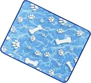 GkgWuxf Cooling Mat, Washable Cooling Mat for Dogs and Cats, Reusable Sleeping Blanket, Portable Pet Mat for Indoor and Car Travel