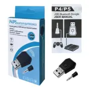 Bluetooth Adapter with Microphone for PS4 /PS5 ,USB Adapter Mini USB 4.0 Blue...