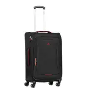 Delphin Caspian 2 Softside Medium 73 cm Spinner Suitcase Black