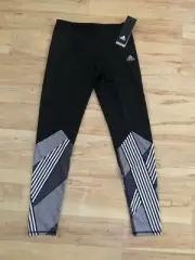 NWT Adidas Climalite Alpha Pieced Full-Length Tights Girls Size 14
