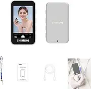 CP5 Mini Selfie Monitor Screen for iPhone, 2.2 inch 480×800P Resolution, Screen Zoom-in, 30m Trasmission Range, for Phone Vlog (Grey)