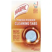 Harpic Fresh Power Toilet Cleaning Tabs 6 pack