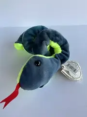 Ty Beanie Baby Hissy Snake Beanbag Plush Original Tag 1997 Stamp