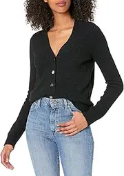 [The Drop] Women's Francine V-Neck Button Front Cozy Cardigan