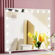 Makeup Mirror with Light LED Hollywood Vanity Dimmable Wall Mirrors