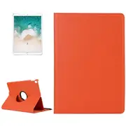 For iPad Air 3 (2019) Case,Lychee Texture Stand PU Leather Folio Cover,Orange