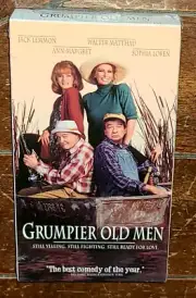 Grumpier Old Men (VHS, 1996, Warner Bros.) Jack Lemmon/Walter Matthau!