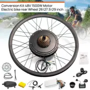 PORIYA ebike Conversion Kit 1500W 48V Motor Electric bike rear Wheel 26inch