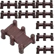 KOMBIUDA 10pcs Miniature Bridge Statue Resin Micro Landscape Adornments for DIY Garden Decoration Unique Bonsai Bridge Model for Indoor Outdoor Use