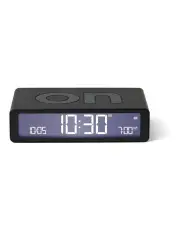 [Lexon] Flip Classic Reversible Alarm Clock in Black