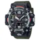 【CASIO 卡西歐】G-SHOCK MUDMASTER 泥人錶/太陽能電力世界六局電波/54mm/綠(GWG-2000-1A3)