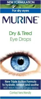 Murine Dry & Tired Eye Drops to Help Refresh & Relieve the Feeling of Tired eyes