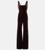 [Galvan] Galvan Vesper velvet jumpsuit AU 16 brown