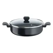 NEW Tefal Simply Clean 28 cm Non-Stick Pan With Lid By Spotlight