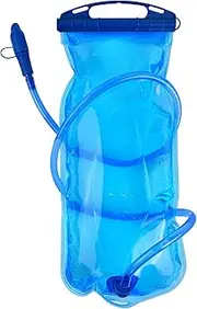 Outdoor Hydration Bladder, BPA-Free Hydration Bladder, Lightweight & Foldable Hydration Backpack, Waterproof, Robust Hydration Backpack for Camping, Running, Cycling, Trekking, Fitness, Adventure (2L)