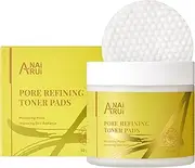 [ANAI RUI] Pore Minimizing Pads, with Witch Hazel, PHA, Salicylic Acid, Niacinamide, Facial Toner Pads for Exfoliation and Minimizing Pores, Improving Skin Tone, Face Exfoliating 50 Count