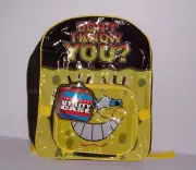 SPONGEBOB SQUAREPANTS BACKPACK W/ UTILITY CASE 15" BOYS SCHOOL BACKPACK NWT!